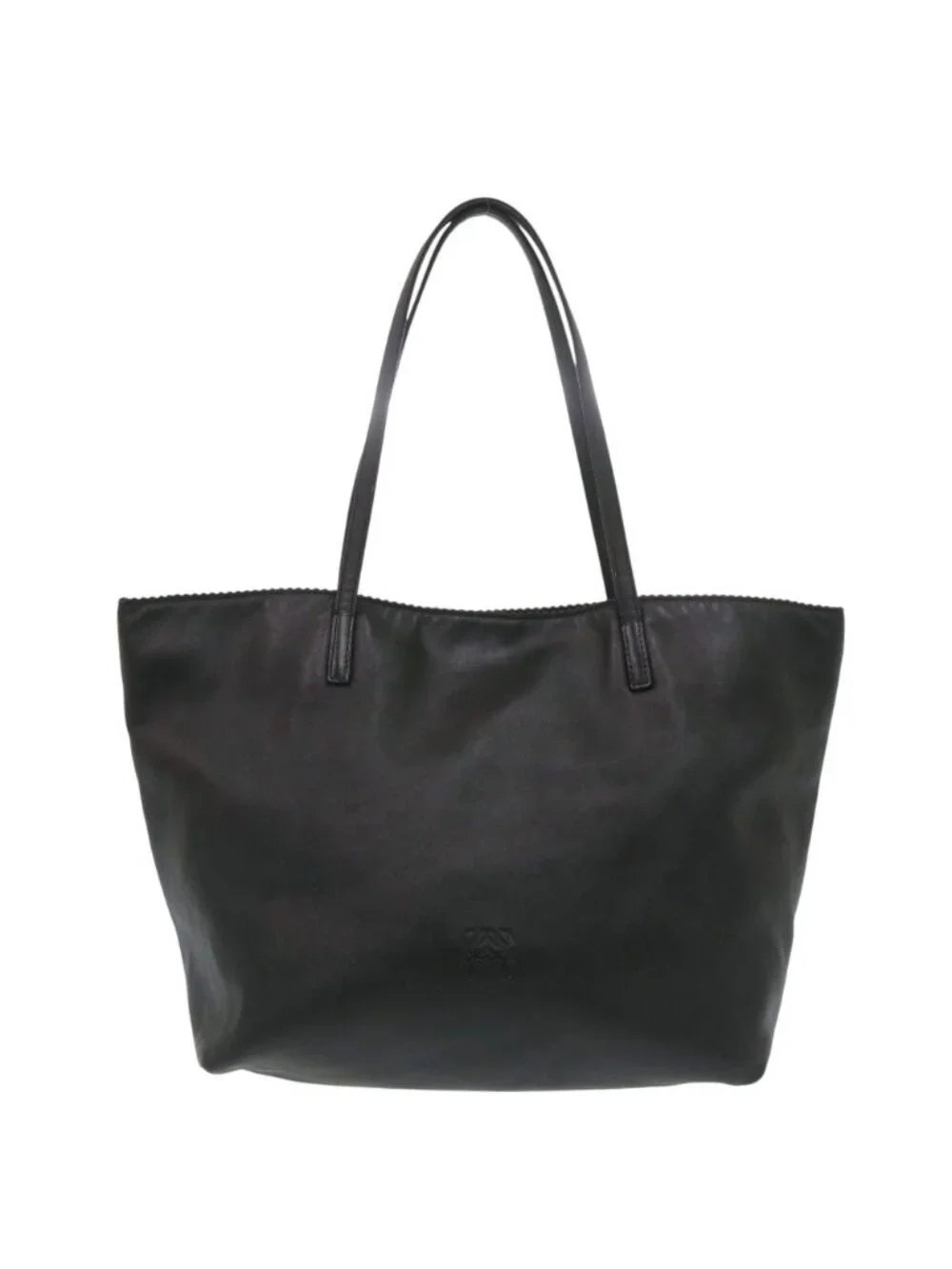 Loewe Nappa Anagram Leather Black Tote Bag
